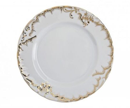Плоская тарелка 25 см Rococo 7840