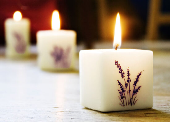 relax close your eyes and feel the soft lavender fragrance open your eyes and look at the calming flame we wish you a pleasant rest